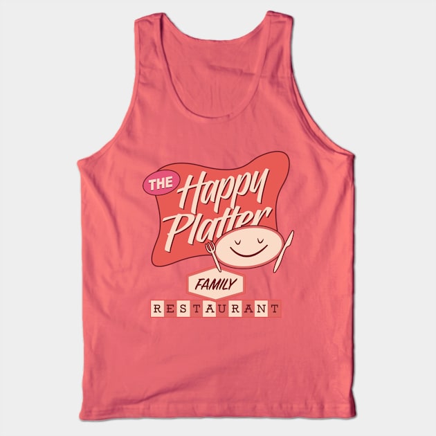 The Happy Platter Tank Top by iannorrisart